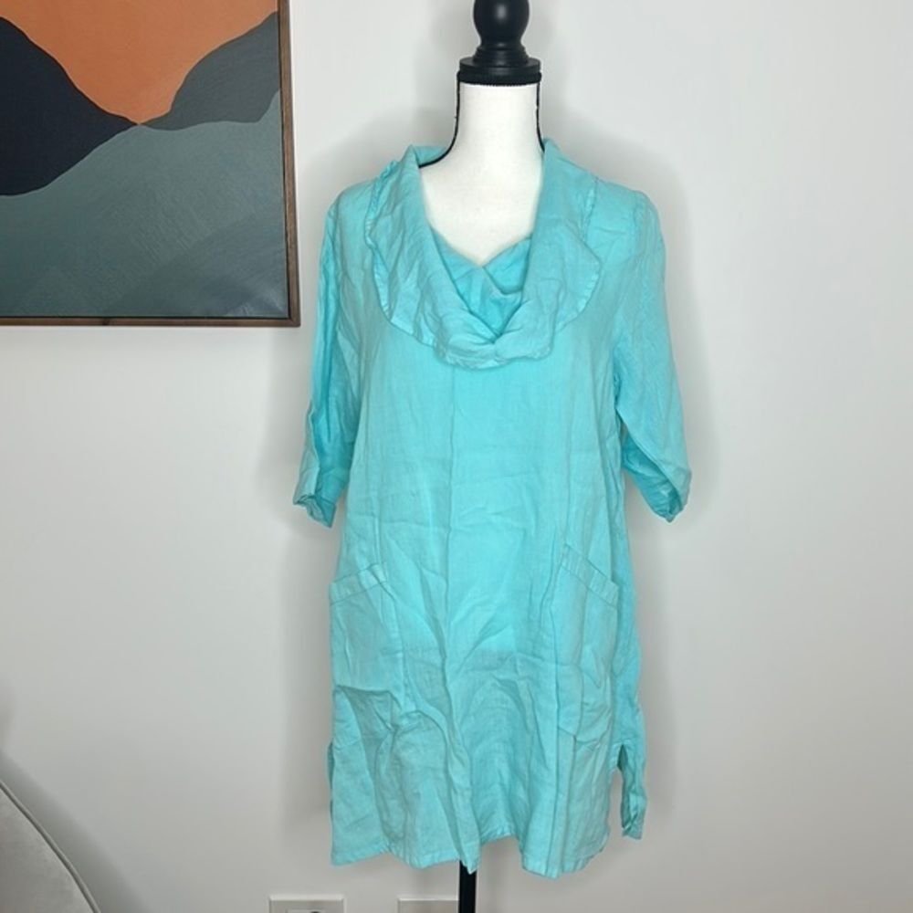 Match Point Linen Tunic, Small